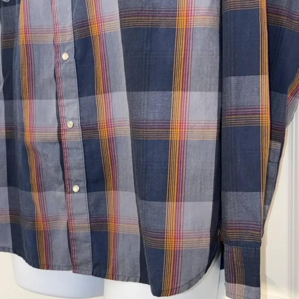 Levi’s Men Button up Pearl-snap Shirt M